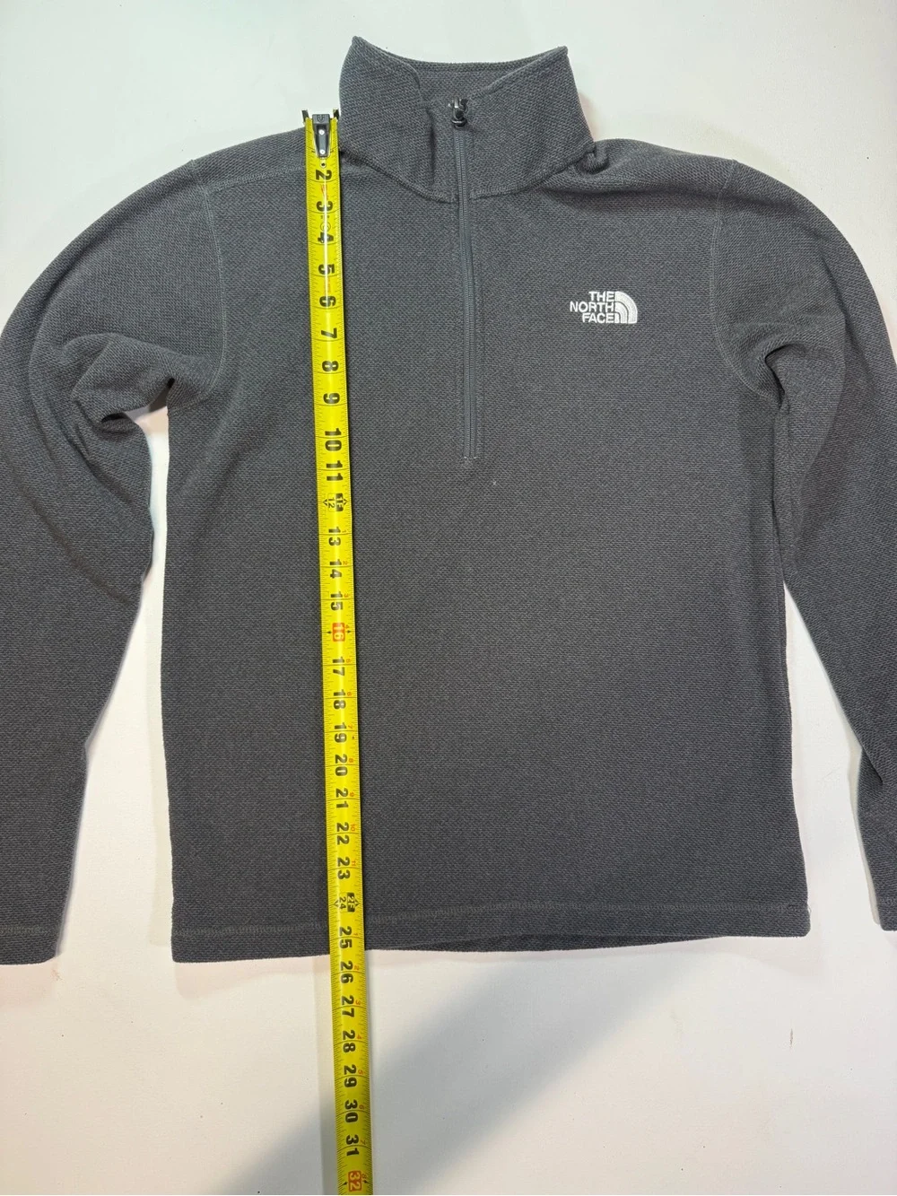 The North Face Charcoal Half-Zip Fleece Pullover